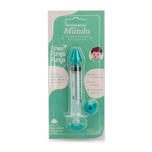 Tchau Funga Funga Seringa para Lavagem Nasal com 2 Adaptadores 10ml